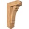 Ekena Millwork Merced Arts and Crafts Smooth Bracket w/ Offset Brace, Western Red Cedar, 7 1/2"W x 20"D x 32"H BKT0806X20X32MRC03SWR - alternate 1
